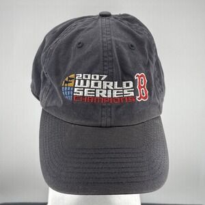 Boston Red Sox World Series Champions 2007 Dad Cap Hat Twins Enterprise Cotton F